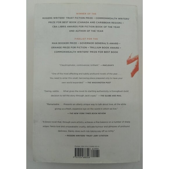 Room by Emma Donoghue – VG+ Award-Winning Psychological Drama Novel - Picture 2 of 3